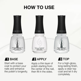 China Glaze White On White Nail Polish in a beauty setup