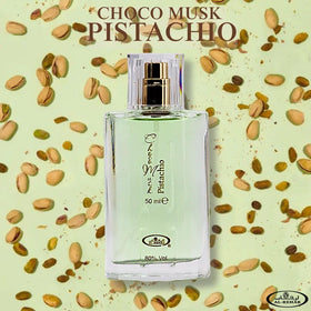 Choco Musk Pistachio Eau de Parfum bottle side view