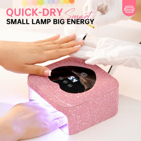 CHRISTINE SHELLY Mini UV Nail Lamp detachable base for easy cleaning