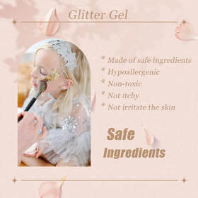 Chunky glitter gel tubes from Prehot with assorted sparkles