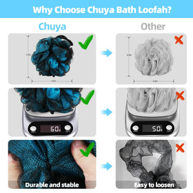 Chuya 60g bath loofah sponge in packaging