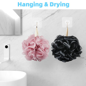 Chuya Bath Loofahs showing bubble production
