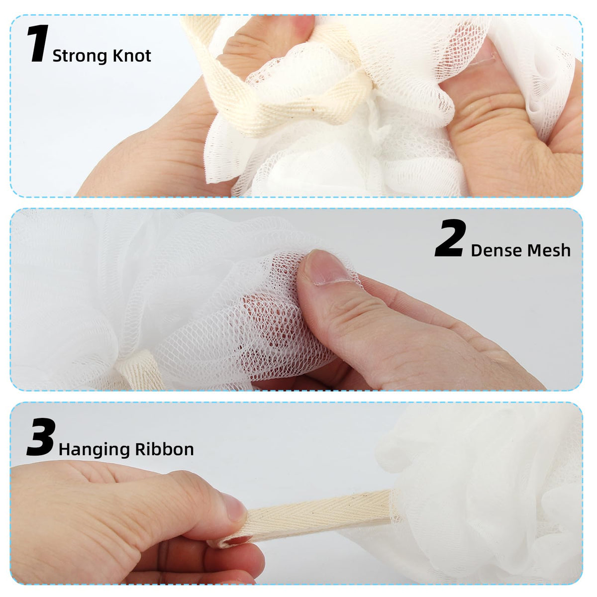 Chuya loofah sponge in a shower setting
