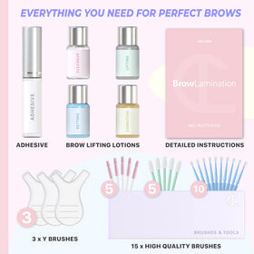 CICI Lash Brow Lamination Kit adhesive and guide