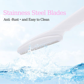 CICINUJOY dermaplane razor set displayed in transparent container