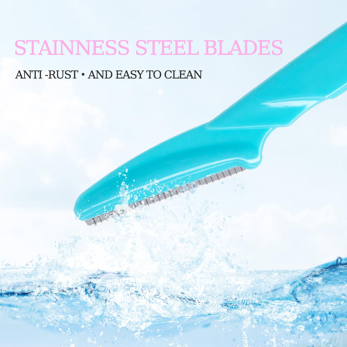 CICINUJOY razor set in transparent container for easy storage