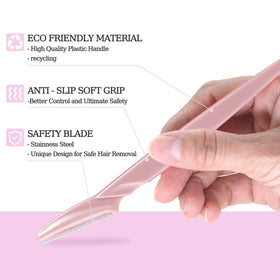 CICINUJOY stainless steel blades in transparent container