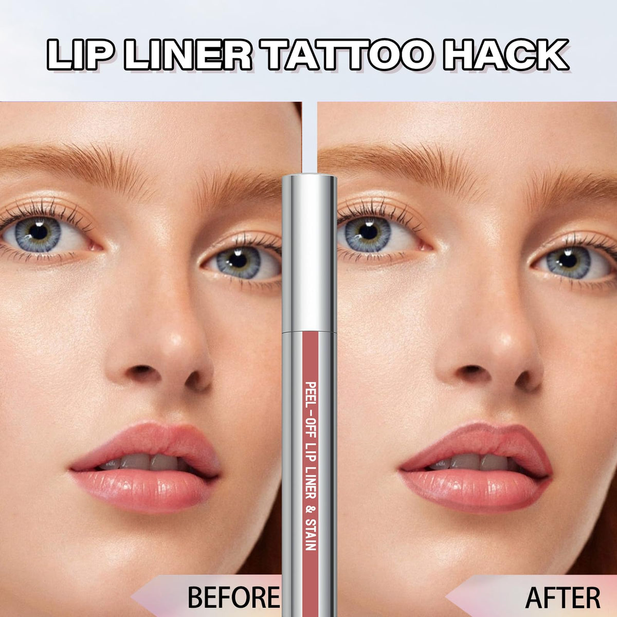 Cilrofelr Peel Off Lip Liner Stain Buff with tweezer
