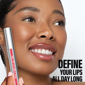 Cilrofelr Peel Off Lip Liner Stain Rose swatch on skin