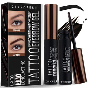 Cilrofelr Tattoo Peel Off Eyebrow Gel 2 Pack front view