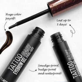 Cilrofelr Tattoo Peel Off Eyebrow Gel dark brown side view