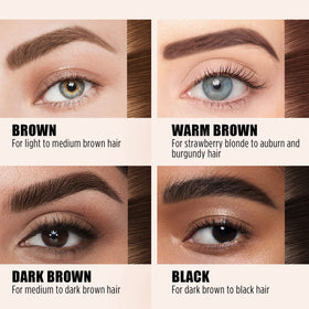 Cilrofelr Tattoo Peel Off Eyebrow Gel in use during makeup application