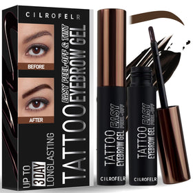 Cilrofelr Tattoo Peel Off Eyebrow Gel packaging front view