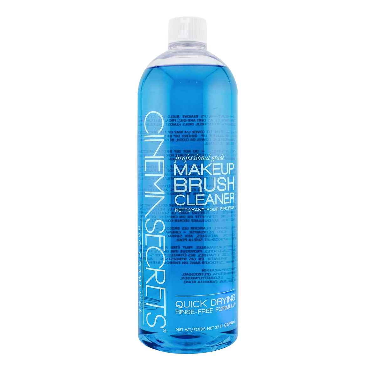 CINEMA SECRETS Makeup Brush Cleaner 32 fl oz bottle front view