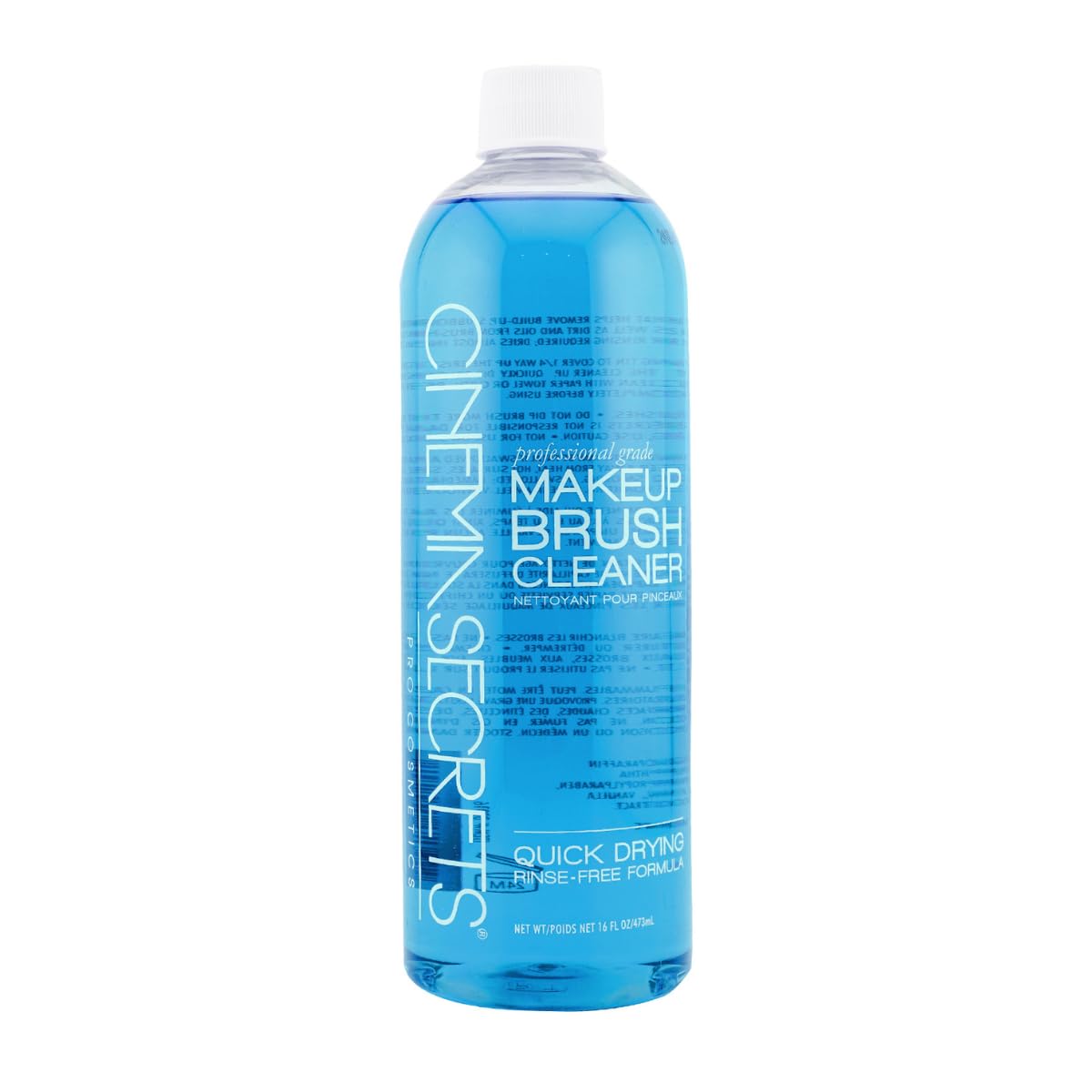 CINEMA SECRETS Original Blue Vanilla Makeup Brush Cleaner front view