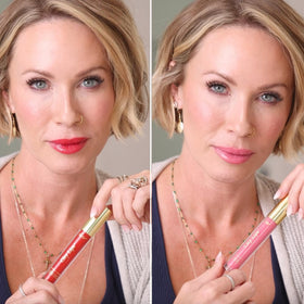 City Beauty City Lips Plumping Lip Gloss Cherry in lifestyle setting