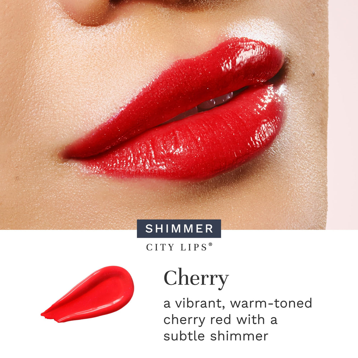 City Beauty City Lips Plumping Lip Gloss Cherry tube with cap