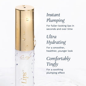 City Beauty City Lips Plumping Lip Gloss Holly on lips