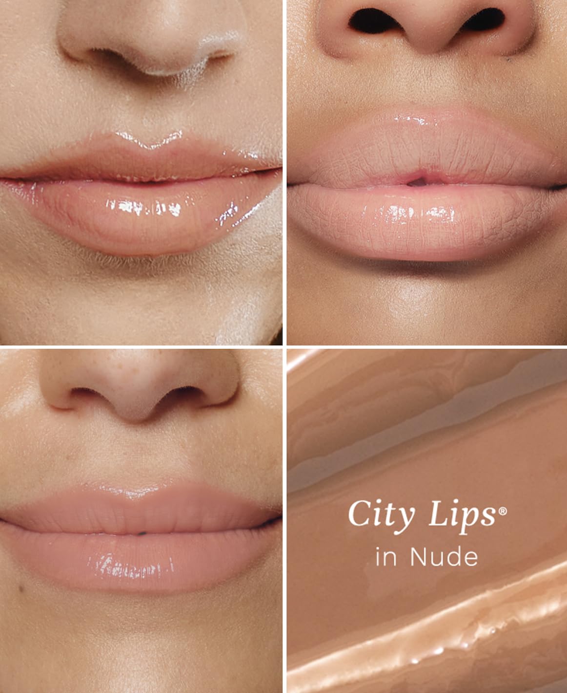 City Beauty City Lips Plumping Lip Gloss Nude packaging
