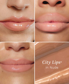 City Beauty City Lips Plumping Lip Gloss Nude packaging