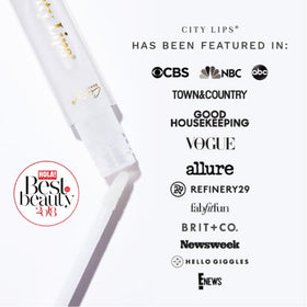 City Beauty City Lips Plumping Lip Gloss Silver Skyline in natural light