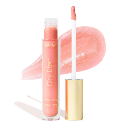City Beauty City Lips Plumping Lip Gloss South Peach front view