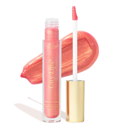 City Beauty City Lips Plumping Lip Gloss Sun Diego front view
