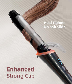 CIVEYA Travel Curling Iron Mini demonstrating even heat distribution