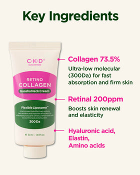CKD Guaranteed Retinal Collagen Gua Sha Neck Cream lifestyle scene