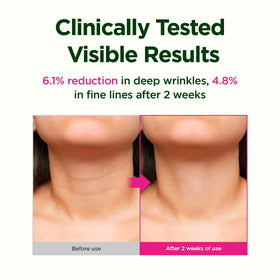 CKD Guaranteed Retinal Collagen Neck Cream texture on skin