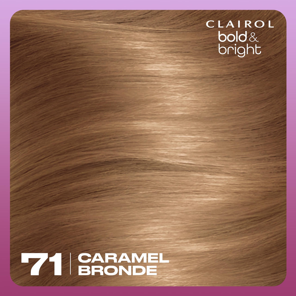 Clairol Bold & Bright hair dye shade comparison chart