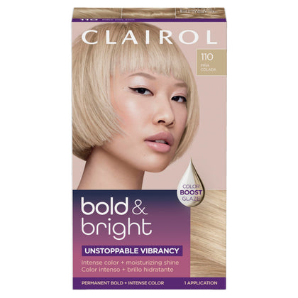 Clairol Bold & Bright Permanent Hair Dye 110 Ultra Light Blonde packaging front view
