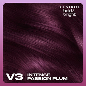 Clairol Bold & Bright Permanent Hair Dye Intense Violet hair colour result