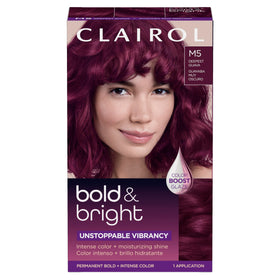 Clairol Bold & Bright Permanent Hair Dye M5 Magenta front view