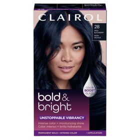 Clairol Bold & Bright Permanent Hair Dye Wild Blackberry front view