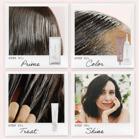 Clairol ColorStrong application kit contents including Bonding Primer and Colour Cream