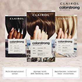 Clairol ColorStrong gloves included in the kit