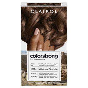 Clairol ColorStrong Hair Dye 6.1 Light Ash Brown front view