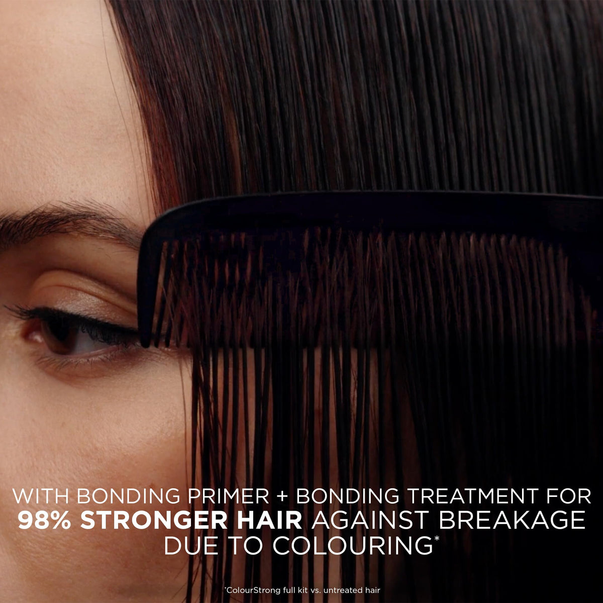 Clairol ColorStrong hair dye application process