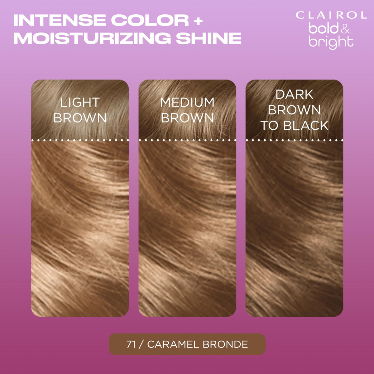 Clairol Dark Ash Blonde hair dye application cream close-up