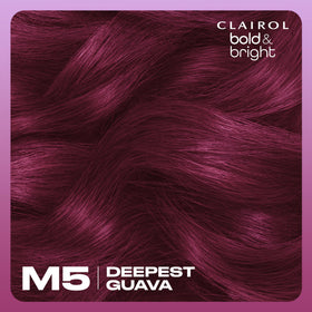 Clairol hair dye shade Deepest Guava swatch