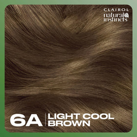 Clairol Natural Instincts 6A Light Cool Brown hair colour bottle
