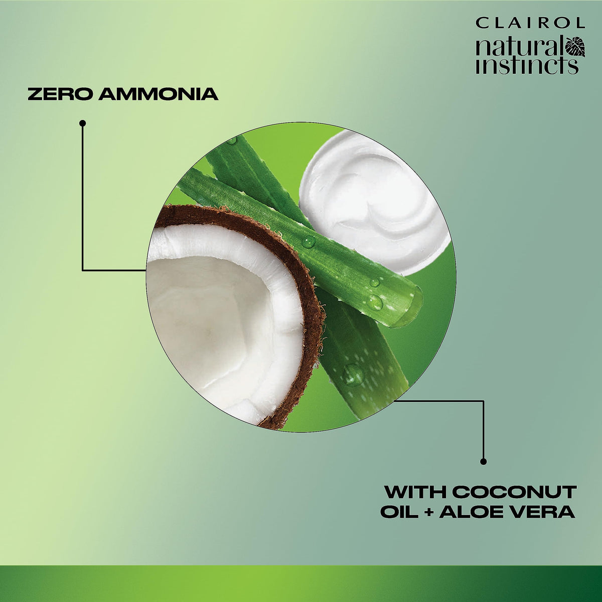 Clairol Natural Instincts hair dye results on hair