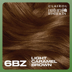 Clairol Natural Instincts hair dye results on model