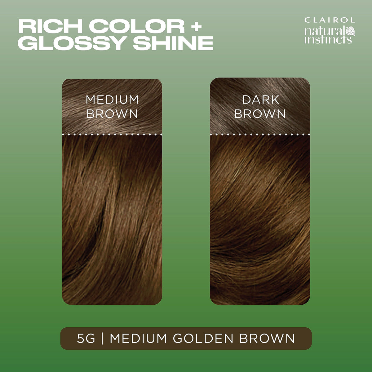 Clairol Natural Instincts hair dye shade chart