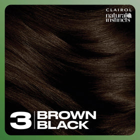 Clairol Natural Instincts hair dye shade options display