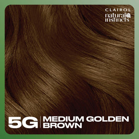 Clairol Natural Instincts hair dye with gloves and instruction leaflet