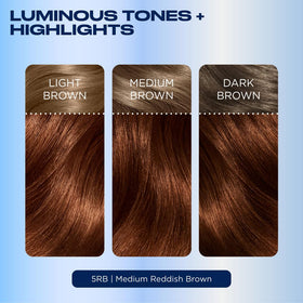 Clairol Nice'n Easy 5RB hair dye mixed with developer