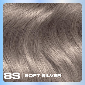 Clairol Nice'n Easy 8S Soft Silver colour cream close-up