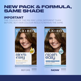 Clairol Nice'n Easy 9 Light Blonde hair dye application process
